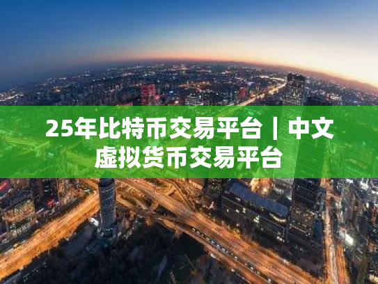 25年比特币交易平台｜中文虚拟货币交易平台
