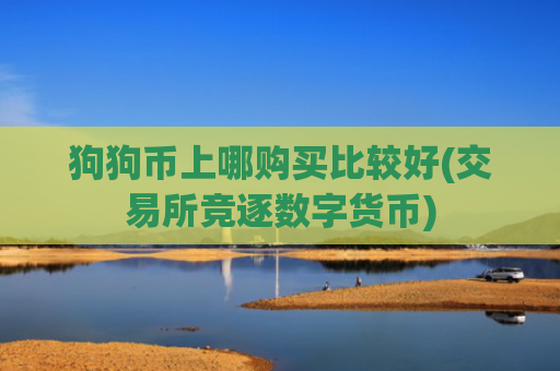 狗狗币上哪购买比较好(交易所竞逐数字货币)