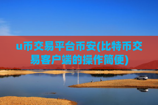 u币交易平台币安(比特币交易客户端的操作简便)