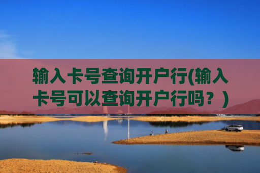 输入卡号查询开户行(输入卡号可以查询开户行吗?)