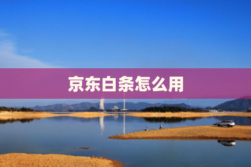 京东白条怎么用