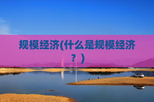 规模经济(什么是规模经济?)