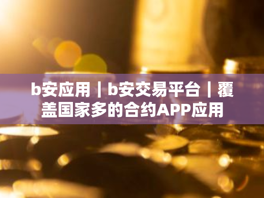 b安应用|b安交易平台|覆盖国家多的合约APP应用