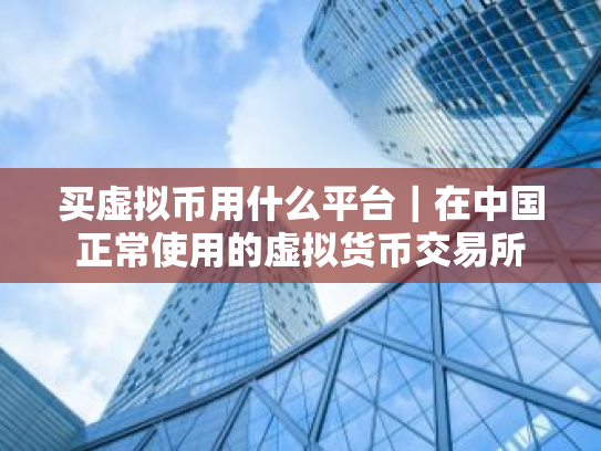 买虚拟币用什么平台|在中国正常使用的虚拟货币交易所