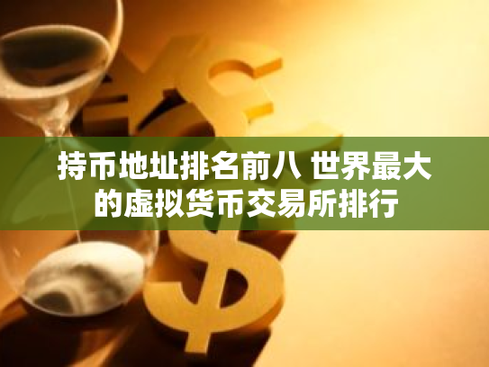 持币地址排名前八 世界最大的虚拟货币交易所排行