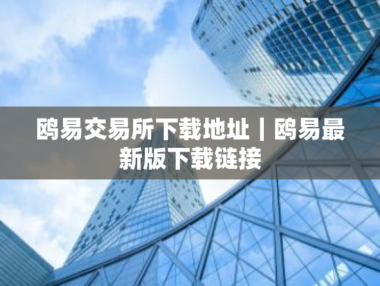 鸥易交易所下载地址|鸥易最新版下载链接