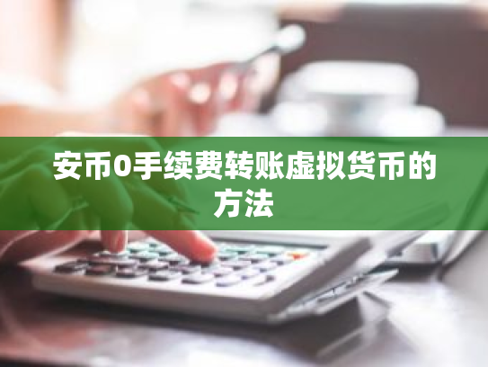 安币0手续费转账虚拟货币的方法