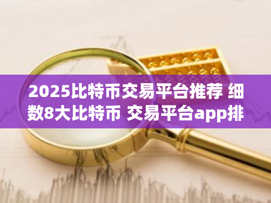 2025比特币交易平台推荐 细数8大比特币 交易平台app排行榜