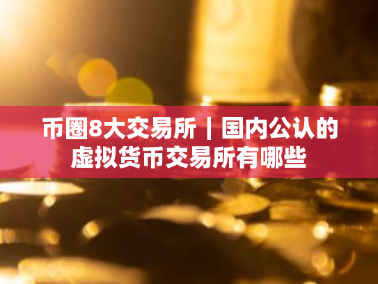 币圈8大交易所|国内公认的虚拟货币交易所有哪些