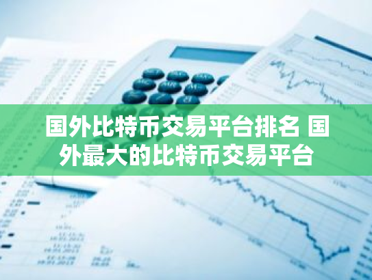 国外比特币交易平台排名 国外最大的比特币交易平台