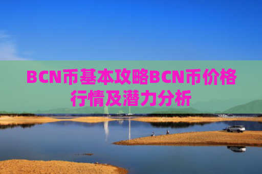 BCN币基本攻略BCN币价格行情及潜力分析