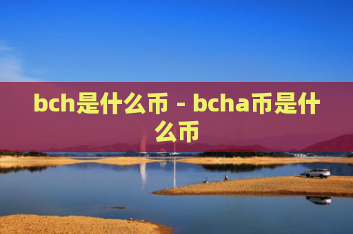 bch是什么币 - bcha币是什么币