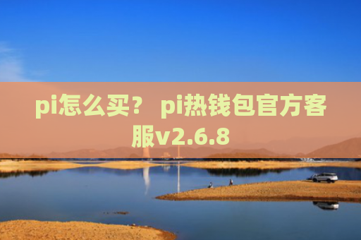 pi怎么买？ pi热钱包官方客服v2.6.8