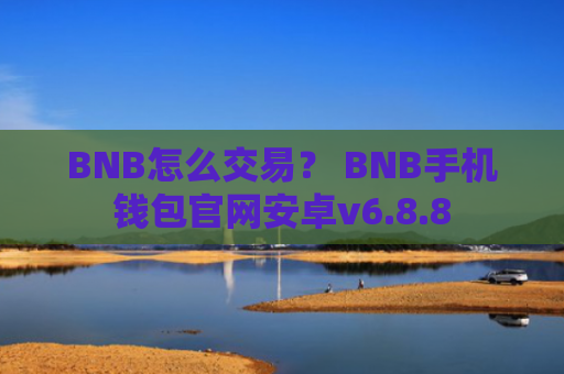BNB怎么交易？ BNB手机钱包官网安卓v6.8.8