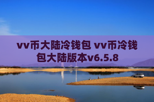 vv币大陆冷钱包 vv币冷钱包大陆版本v6.5.8